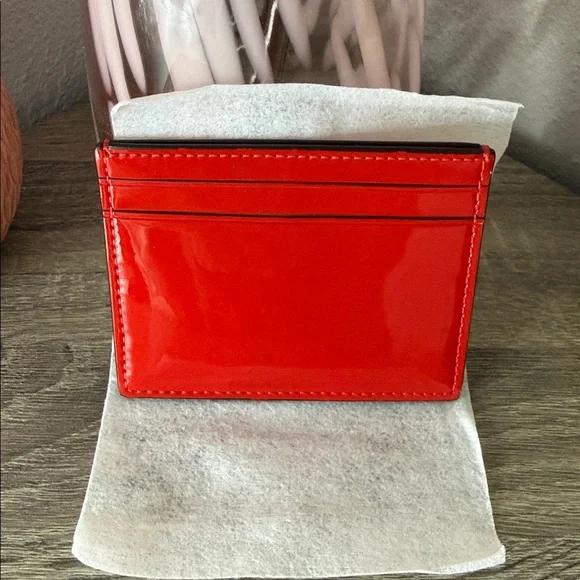Kate Spade Glossy Red Card Case - Picture 3 of 10
